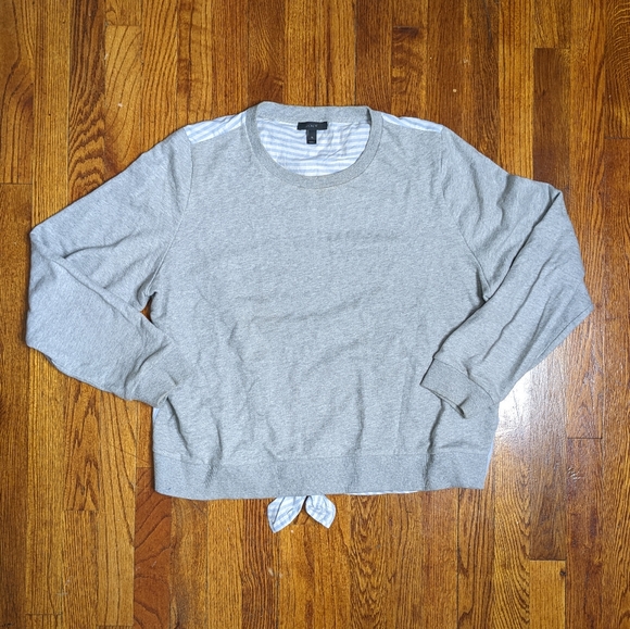 J Crew Women's Gray Crew Neck Sweater Size X-Large - Picture 1 of 3
